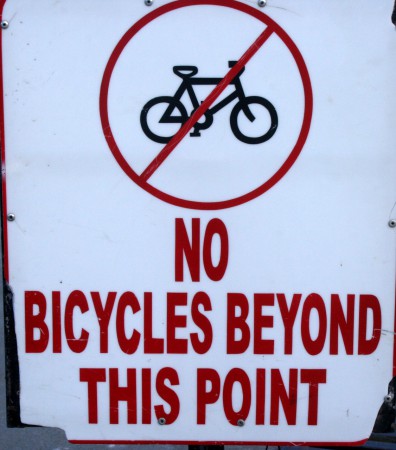 segnale di divieto - La Digue