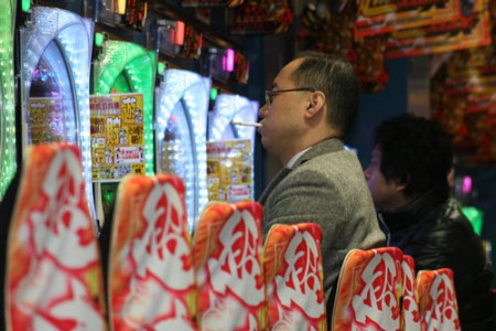 giocatore di pachinko