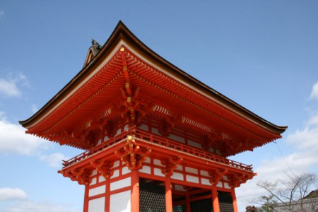 Kyoto - ingresso al tempio Kiyomizu-Dera, (dell'acqua limpida)