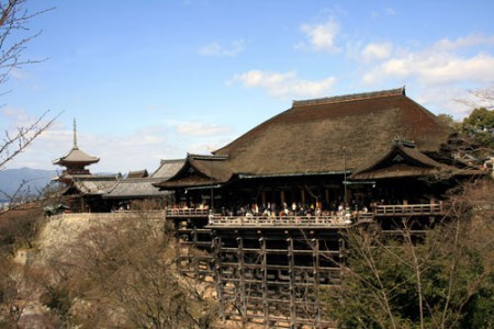 Kyoto - tempio Kiyomizu-Dera, (dell'acqua limpida