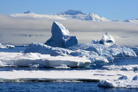 Antartide - - paesaggio intorno a Cuverville Island - penisola Antartica