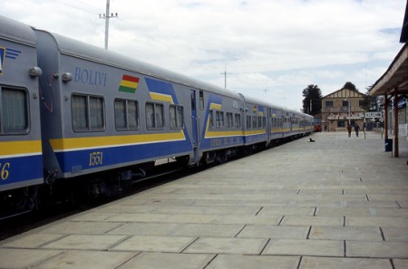il treno "Expreso del Sur" Oruro - Uyuni