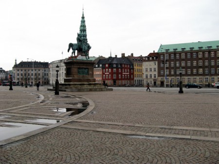 piazza antistante il palazzo di Christiansborg