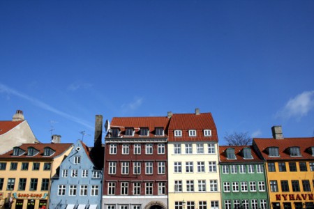 case colorate porto di Nyhavn