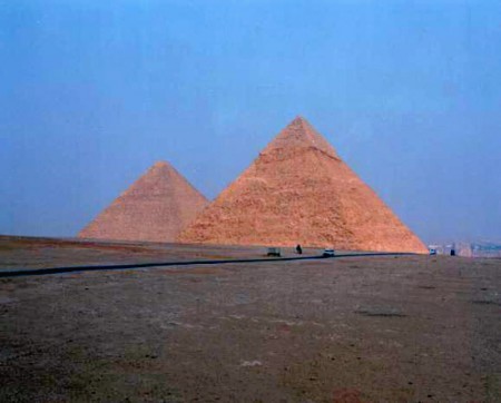 piramide di Cheope e Chefren - Giza