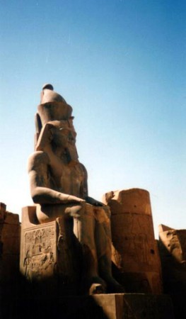 statua di Ramsete - Luxor