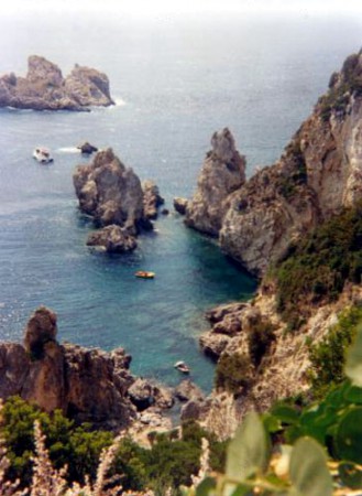 Corfù - baia di Paleokastritsa