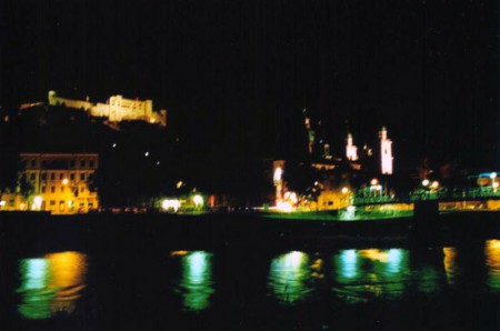 Salisburgo veduta notturna