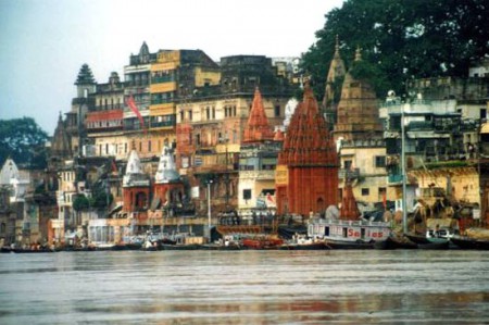 il fiume Gange a Varanasi