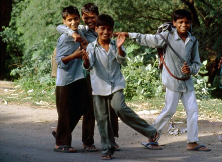 bambini... India on the road