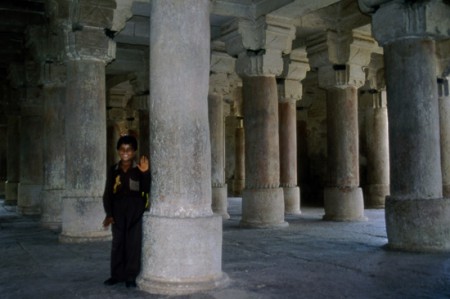 Anil presso il forte a Gwalior