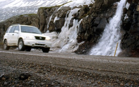 il nostro fuoristrada sulla strada N°96