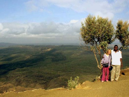 Mavi e Joseph - Rift Valley - belvedere lungo la A104