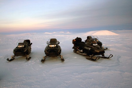 Svalbard - le nostre motoslitte