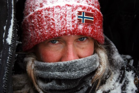 Svalbard - Mavi sulla slitta trainata da cani