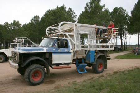 camion in partenza per Cabo Polonio