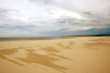 la pista verso Cabo Polonio
