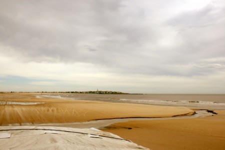 la pista verso Cabo Polonio