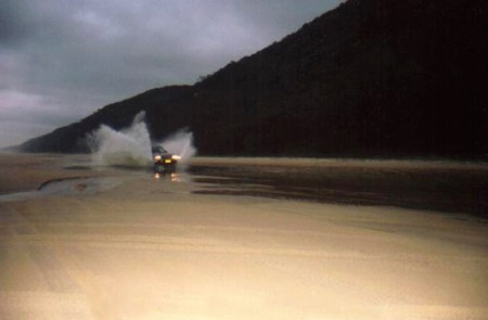 pista sul bagnasciuga - Fraser Island