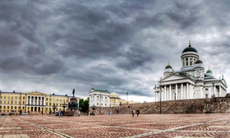 Helsinki - piazza del senato e cattedrale