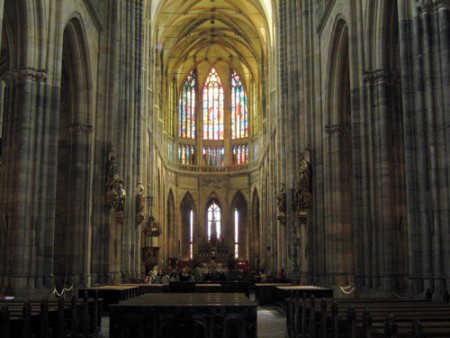 Praga - cattedrale di San Vito (interno)
