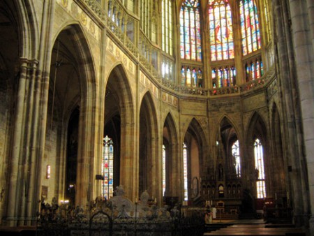 Praga - cattedrale di San Vito (interno)