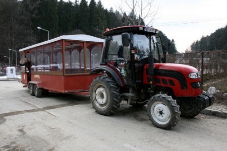 mezzo di trasporto per la fortezza di Rasnov