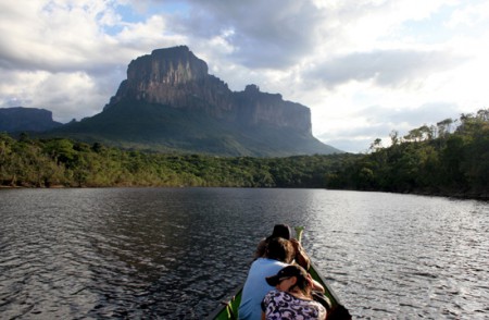 piroga sul Rio Carrao - Canaima