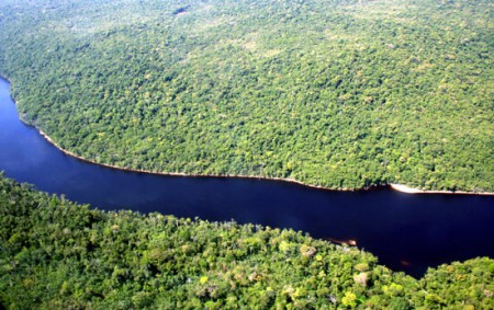 rio Churun - veduta aerea