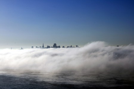 San Francisco - veduta dal Golden Gate Bridge