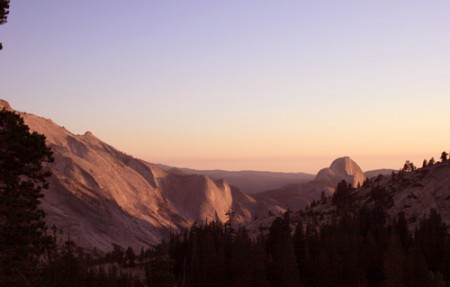 Yosemite National Park - presso il glacier point