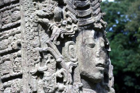 rovine maya di Copan - stele