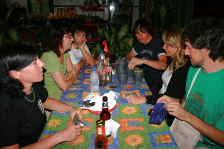 Copan - il gruppo a cena