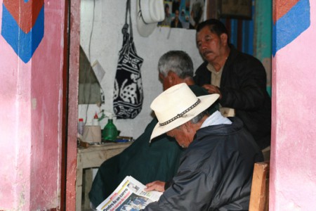Chichicastenango - barbiere