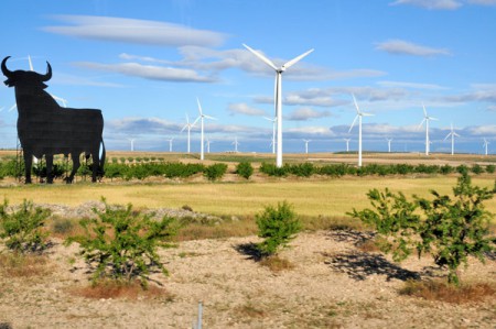 il tipico cartellone del toro