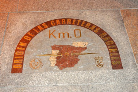 km 0 della carreteras radiales - Madrid