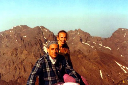 Adri e Mavi in cima al Toubkal