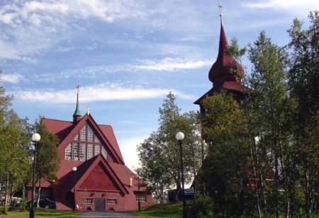 Kiruna - chiesa della città