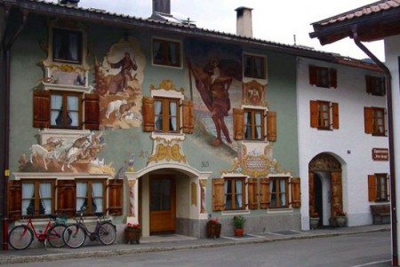 casa affrescata di Mittenwald