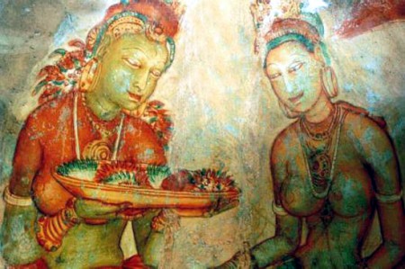 le pitture rupestri di Sigiriya
