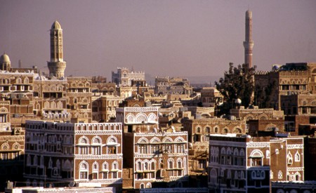 Sana'a - veduta della città vecchia