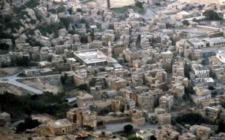 Shibam vista da Kawkaban