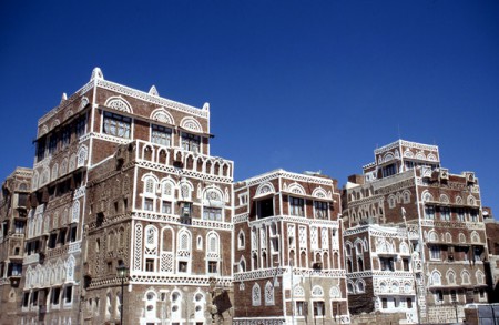 Sana'a - palazzi delle città vecchia