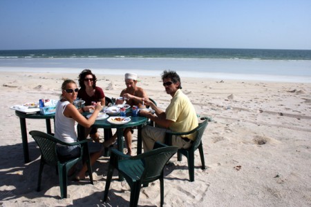 pranzo - spiaggia di Al Khaluf